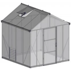Serre De Jardin 5,9m² En Polycarbonate 10mm Glory Premium - Palram - Canopia -Jardin Serre Boutique serre de jardin 59m en polycarbonate 10mm glory premium palram 12