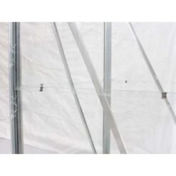 Serre Allium Venus 4,9m² En Aluminium Naturel Et Verre Trempé 3mm + Embase Incluse - Natura Lams -Jardin Serre Boutique serre de jardin 5m en aluminium et verre trempe venus lams 4