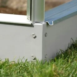 Serre Allium Venus 4,9m² En Aluminium Naturel Et Verre Trempé 3mm + Embase Incluse - Natura Lams -Jardin Serre Boutique serre de jardin 5m en aluminium et verre trempe venus lams 6