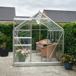 Serre De Jardin 5m² Popular 86 En Aluminium Et Verre Horticole 3mm - Halls -Jardin Serre Boutique serre de jardin 5m popular 86 en aluminium et verre horticole 3mm halls 5
