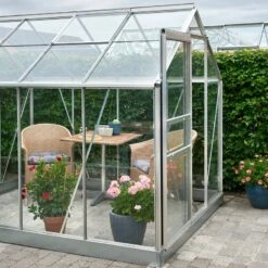 Serre De Jardin 5m² Popular 86 En Aluminium Et Verre Horticole 3mm - Halls -Jardin Serre Boutique serre de jardin 5m popular 86 en aluminium et verre horticole 3mm halls 8