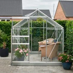Serre De Jardin 5m² Popular 86 En Aluminium Et Verre Horticole 3mm - Halls -Jardin Serre Boutique serre de jardin 5m popular 86 en aluminium et verre horticole 3mm halls 9