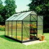 Serre De Jardin 5m² Popular 86 En Aluminium Noir Et Polycarbonate 4mm - Halls -Jardin Serre Boutique serre de jardin 5m popular 86 en aluminium noir et polycarbonate 4mm halls