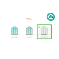 Serre De Jardin 5m² Popular 86 En Aluminium Noir Et Polycarbonate 4mm - Halls -Jardin Serre Boutique serre de jardin 5m popular 86 en aluminium noir et polycarbonate 4mm halls 2