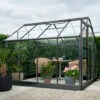 Serre De Jardin 5m² Popular 86 En Aluminium Noir Et Verre Horticole 3mm - Halls -Jardin Serre Boutique serre de jardin 5m popular 86 en aluminium noir et verre horticole 3mm halls