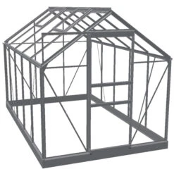 Serre De Jardin 6,2m² Popular 106 En Aluminium Noir Et Verre Trempé - Halls 9 Serre De Jardin 6,2m² Popular 106 En Aluminium Noir Et Verre Trempé - Halls -Jardin Serre Boutique serre de jardin 62m en aluminium noir et verre trempe popular halls 1