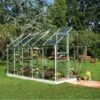 Serre De Jardin 6,2m² Popular 106 En Aluminium Et Verre Horticole 3mm - Halls -Jardin Serre Boutique serre de jardin 62m popular 106 en aluminium et verre horticole 3mm halls