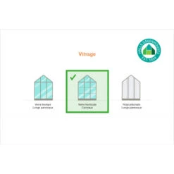 Serre De Jardin 6,2m² Popular 106 En Aluminium Noir Et Verre Horticole 3mm - Halls -Jardin Serre Boutique serre de jardin 62m popular 106 en aluminium noir et verre horticole 3mm halls 2