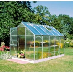 Serre De Jardin 6,2m² Popular 106 En Polycarbonate 4mm - Halls