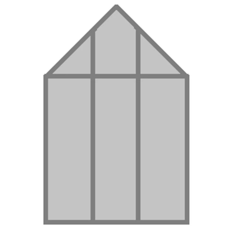 Serre De Jardin 6,4m² Qube 610 Noire En Verre Trempé - Halls 19 Serre De Jardin 6,4m² Qube 610 Noire En Verre Trempé - Halls – Image 17