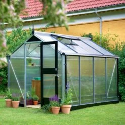 Serre De Jardin 6,6m² En Polycarbonate 10mm Compact - Juliana -Jardin Serre Boutique serre de jardin 66m en polycarbonate 10mm compact nye juliana 16