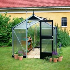 Serre De Jardin 6,6m² En Polycarbonate 10mm Compact - Juliana -Jardin Serre Boutique serre de jardin 66m en polycarbonate 10mm compact nye juliana 17