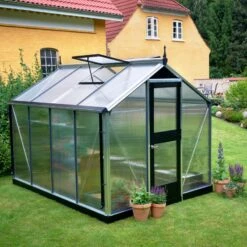 Serre De Jardin 6,6m² En Polycarbonate 10mm Compact - Juliana -Jardin Serre Boutique serre de jardin 66m en polycarbonate 10mm compact nye juliana 18