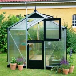 Serre De Jardin 6,6m² En Polycarbonate 10mm Compact - Juliana -Jardin Serre Boutique serre de jardin 66m en polycarbonate 10mm compact nye juliana 9