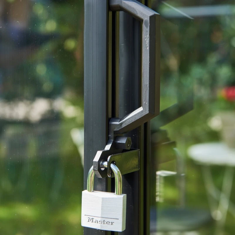 Serre De Jardin 6,6m² Qube+88 Noire En Verre Trempé - Halls 14 Serre De Jardin 6,6m² Qube+88 Noire En Verre Trempé - Halls – Image 12