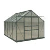 Serre De Jardin 7,44m² Polycarbonate 4mm + Embase - Habrita -Jardin Serre Boutique serre de jardin 708m polycarbonate 4mm embase