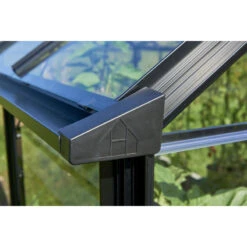 Serre De Jardin 8,13m² En Verre Trempé BLOCKLEY Noire - Halls Costwold -Jardin Serre Boutique serre de jardin 813m en verre trempe blockley noire eden greenhouses 5