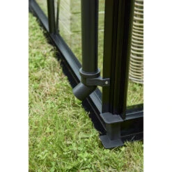 Serre De Jardin 8,13m² En Verre Trempé BLOCKLEY Noire - Halls Costwold -Jardin Serre Boutique serre de jardin 813m en verre trempe blockley noire eden greenhouses 8