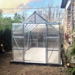 Serre De Jardin 8,3m² Magnum 108 En Aluminium Et Polycarbonate 6mm - Halls -Jardin Serre Boutique serre de jardin 83m magnum 108 en aluminium et polycarbonate 6mm halls 5