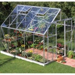 Serre De Jardin 8,3m² Magnum 108 En Aluminium Et Verre Horticole 3mm - Halls -Jardin Serre Boutique serre de jardin 83m magnum 108 en aluminium et verre horticole 3mm halls 4