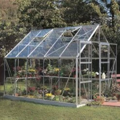 Serre De Jardin 8,3m² Magnum 108 En Aluminium Et Verre Trempé 3mm - Halls 18 Serre De Jardin 8,3m² Magnum 108 En Aluminium Et Verre Trempé 3mm - Halls -Jardin Serre Boutique serre de jardin 83m magnum 108 en aluminium et verre trempe 3mm halls 3