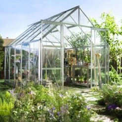 Serre De Jardin 8,3m² Magnum 108 En Aluminium Et Verre Trempé 3mm - Halls 21 Serre De Jardin 8,3m² Magnum 108 En Aluminium Et Verre Trempé 3mm - Halls -Jardin Serre Boutique serre de jardin 83m magnum 108 en aluminium et verre trempe 3mm halls 6