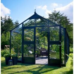Serre De Jardin 8,8m² Aluminium Et Verre Trempé Premium - Juliana 13 Serre De Jardin 8,8m² Aluminium Et Verre Trempé Premium - Juliana -Jardin Serre Boutique serre de jardin 88m aluminium et verre trempe premium juliana 1