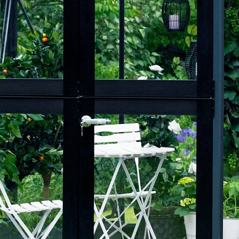 Serre De Jardin 8,8m² Aluminium Et Verre Trempé Premium - Juliana 8 Serre De Jardin 8,8m² Aluminium Et Verre Trempé Premium - Juliana – Image 6