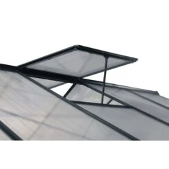 Serre De Jardin 9,13m² Anthracite En Polycarbonate + Embase Green Protect -Jardin Serre Boutique serre de jardin 913m anthracite en polycarbonate embase green protect 9