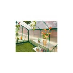 Serre De Jardin 9,13m² Verte En Polycarbonate 4mm + Embase Green Protect 23 Serre De Jardin 9,13m² Verte En Polycarbonate 4mm + Embase Green Protect -Jardin Serre Boutique serre de jardin 913m verte en polycarbonate 4mm embase green protect 4