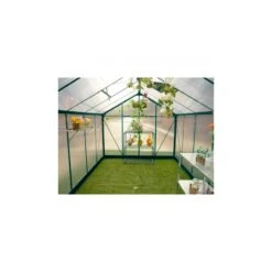 Serre De Jardin 9,13m² Verte En Polycarbonate 4mm + Embase Green Protect 28 Serre De Jardin 9,13m² Verte En Polycarbonate 4mm + Embase Green Protect -Jardin Serre Boutique serre de jardin 913m verte en polycarbonate 4mm embase green protect 9