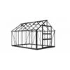 Serre De Jardin 9,71m² En Verre Trempé BLOCKLEY Noire - Halls Costwold -Jardin Serre Boutique serre de jardin 971m en verre trempe blockley noire eden greenhouses
