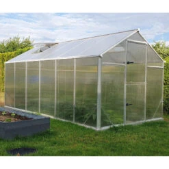 Serre De Jardin 9,8m² En Aluminium Et Polycarbonate 6mm Sanus L10 – Gampre -Jardin Serre Boutique serre de jardin 98m en aluminium et polycarbonate 6mm sanus l10 gampre 11