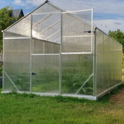 Serre De Jardin 9,8m² En Aluminium Et Polycarbonate 6mm Sanus L10 – Gampre -Jardin Serre Boutique serre de jardin 98m en aluminium et polycarbonate 6mm sanus l10 gampre 14