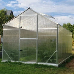Serre De Jardin 9,8m² En Aluminium Et Polycarbonate 6mm Sanus L10 – Gampre -Jardin Serre Boutique serre de jardin 98m en aluminium et polycarbonate 6mm sanus l10 gampre 15