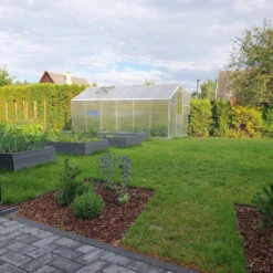 Serre De Jardin 9,8m² En Aluminium Et Polycarbonate 6mm Sanus L10 – Gampre -Jardin Serre Boutique serre de jardin 98m en aluminium et polycarbonate 6mm sanus l10 gampre 3