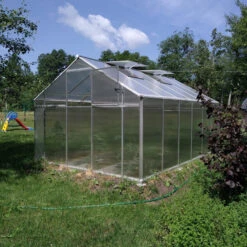 Serre De Jardin 9,8m² En Aluminium Et Polycarbonate 6mm Sanus UP! L10 – Gampre -Jardin Serre Boutique serre de jardin 98m en aluminium et polycarbonate 6mm sanus up l10 gampre 10