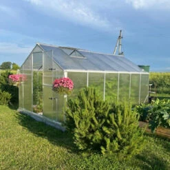 Serre De Jardin 9,8m² En Aluminium Et Polycarbonate 6mm Sanus UP! L10 – Gampre -Jardin Serre Boutique serre de jardin 98m en aluminium et polycarbonate 6mm sanus up l10 gampre 13