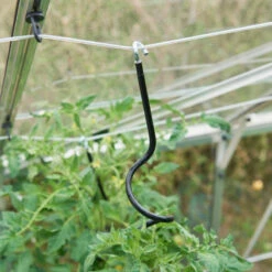 Promotion Serre De Jardin Verte 9,9m² En Aluminium Et Verre Trempé Universal + Embase Halls -Jardin Serre Boutique serre de jardin 99m en aluminium vert et verre trempe universal halls 3