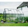 Serre De Jardin 9,9m² Magnum 128 En Aluminium Vert Et Polycarbonate 6mm - Halls -Jardin Serre Boutique serre de jardin 99m magnum 128 en aluminium vert et polycarbonate 6mm halls
