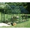 Serre De Jardin 9,9m² Magnum 128 En Aluminium Vert Et Verre Horticole 3mm - Halls -Jardin Serre Boutique serre de jardin 99m magnum 128 en aluminium vert et verre horticole 3mm halls