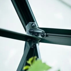 Serre De Jardin 9,9m² Magnum 128 En Aluminium Vert Et Verre Trempé 3mm - Halls -Jardin Serre Boutique serre de jardin 99m magnum 128 en aluminium vert et verre trempe 3mm halls 6