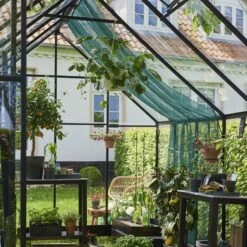 Serre De Jardin 9,9m² Qube+ 812 Noire En Verre Trempé - Halls 13 Serre De Jardin 9,9m² Qube+ 812 Noire En Verre Trempé - Halls -Jardin Serre Boutique serre de jardin 99m qube 812 noire en verre trempe halls 1