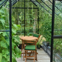 Serre De Jardin 9,9m² Universal 128 En Aluminium Noir Et Verre Horticole 3mm - Halls 15 Serre De Jardin 9,9m² Universal 128 En Aluminium Noir Et Verre Horticole 3mm - Halls -Jardin Serre Boutique serre de jardin 99m universal 128 en aluminium noir et verre horticole 3mm halls 4