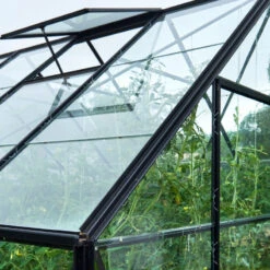 Serre De Jardin 9,9m² Universal 128 En Aluminium Noir Et Verre Horticole 3mm - Halls 17 Serre De Jardin 9,9m² Universal 128 En Aluminium Noir Et Verre Horticole 3mm - Halls -Jardin Serre Boutique serre de jardin 99m universal 128 en aluminium noir et verre horticole 3mm halls 6