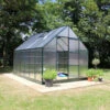 Serre De Jardin 9,9m² Universal 128 En Aluminium Vert Et Polycarbonate 6mm - Halls -Jardin Serre Boutique serre de jardin 99m universal 128 en aluminium vert et polycarbonate 6mm halls