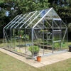 Serre De Jardin 9,9m² Universal128 En Aluminium Et Verre Trempé 3mm - Halls -Jardin Serre Boutique serre de jardin 99m universal128 en aluminium et verre trempe 3mm halls