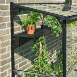 Serre De Jardin Adossée 1,2m² Qube Lean-to 26 Noire En Verre Trempé - Halls 15 Serre De Jardin Adossée 1,2m² Qube Lean-to 26 Noire En Verre Trempé - Halls -Jardin Serre Boutique serre de jardin adossee 12m qube lean to 26 noire en verre trempe halls 4