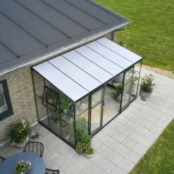 Serre De Jardin Adossée 7,1m² Qube Lean-to 612 Noire En Verre Trempé - Halls 19 Serre De Jardin Adossée 7,1m² Qube Lean-to 612 Noire En Verre Trempé - Halls -Jardin Serre Boutique serre de jardin adossee 71m qube lean to 612 noire en verre trempe halls 4