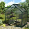 Serre De Jardin Apollo 2500 En Aluminium émeraude Et Panneaux De Polycarbonate 4mm - Vitavia 2 Serre De Jardin Apollo 2500 En Aluminium émeraude Et Panneaux De Polycarbonate 4mm - Vitavia -Jardin Serre Boutique serre de jardin apollo 2500 en aluminium emeraude et panneaux de polycarbonate 4mm vitavia
